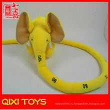 желтый длинный нос слон плюшевые игрушки детские высота измерительной шкалы